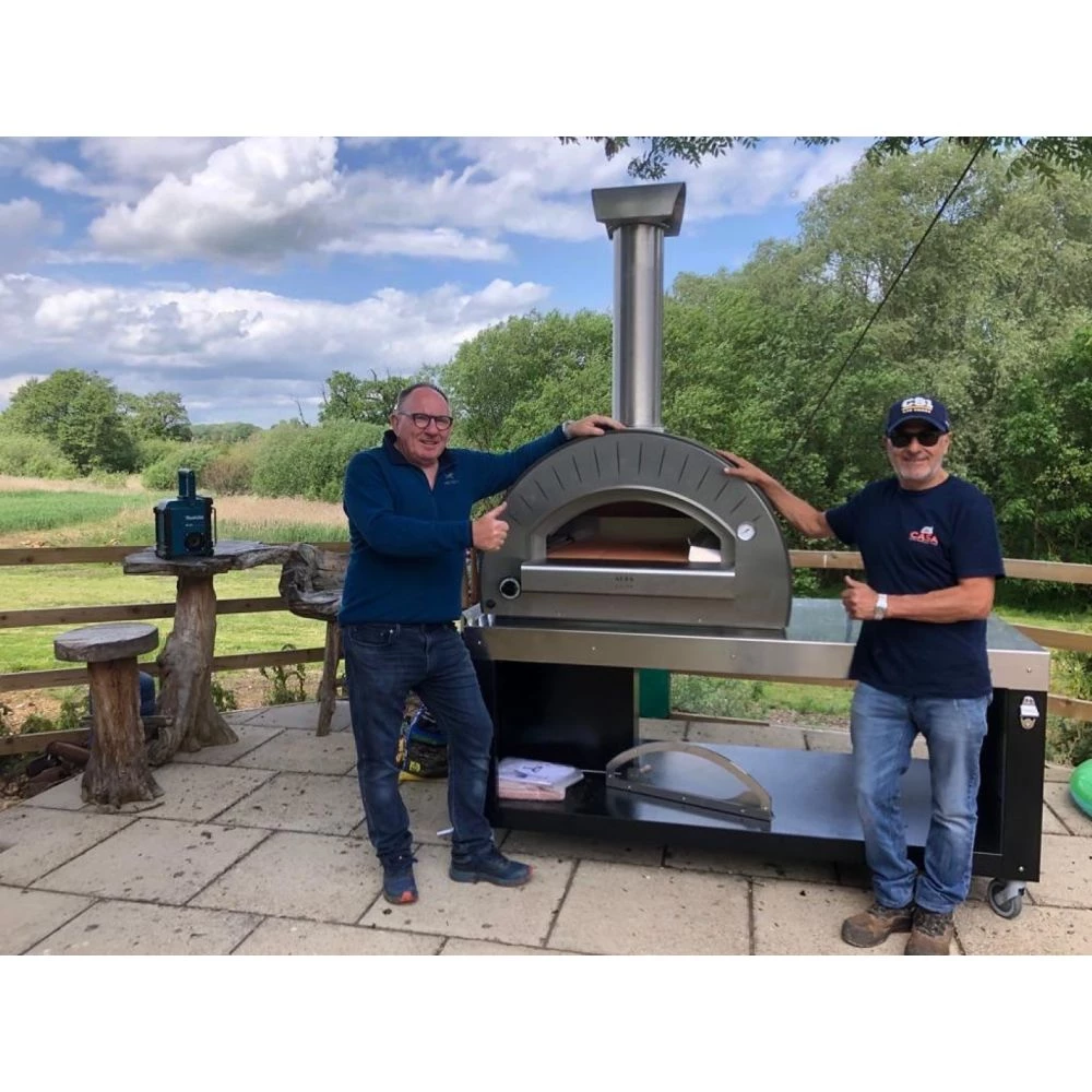 Alfa Forni Dolce Vita Grå Pizzaovn 2 Alfa Forni Dolce Vita Grå Pizzaovn - Billede 2