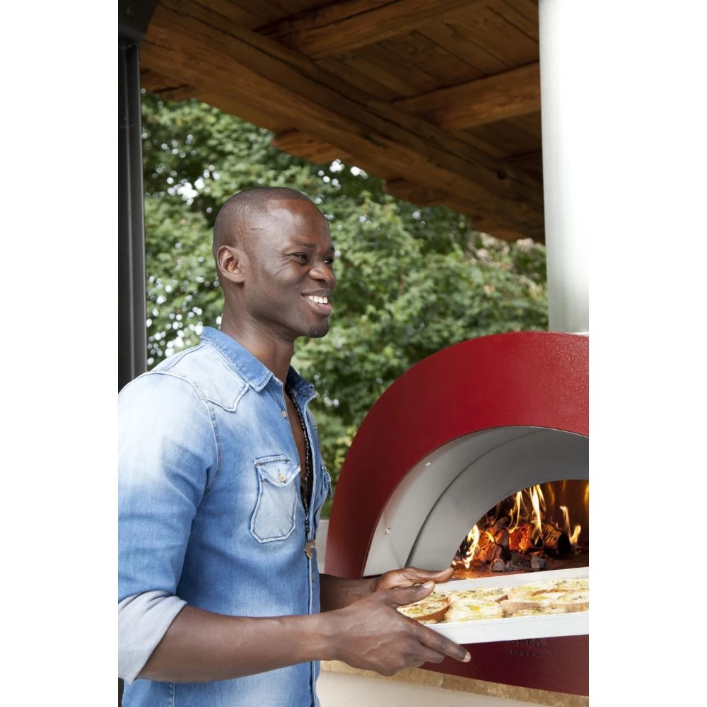 Alfa Forni Allegro Rød Pizzaovn 2 Alfa Forni Allegro Rød Pizzaovn - Billede 2