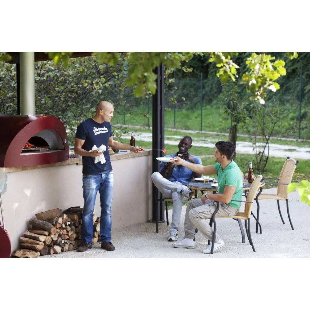 Alfa Forni Allegro Rød Pizzaovn 5 Alfa Forni Allegro Rød Pizzaovn - Billede 5