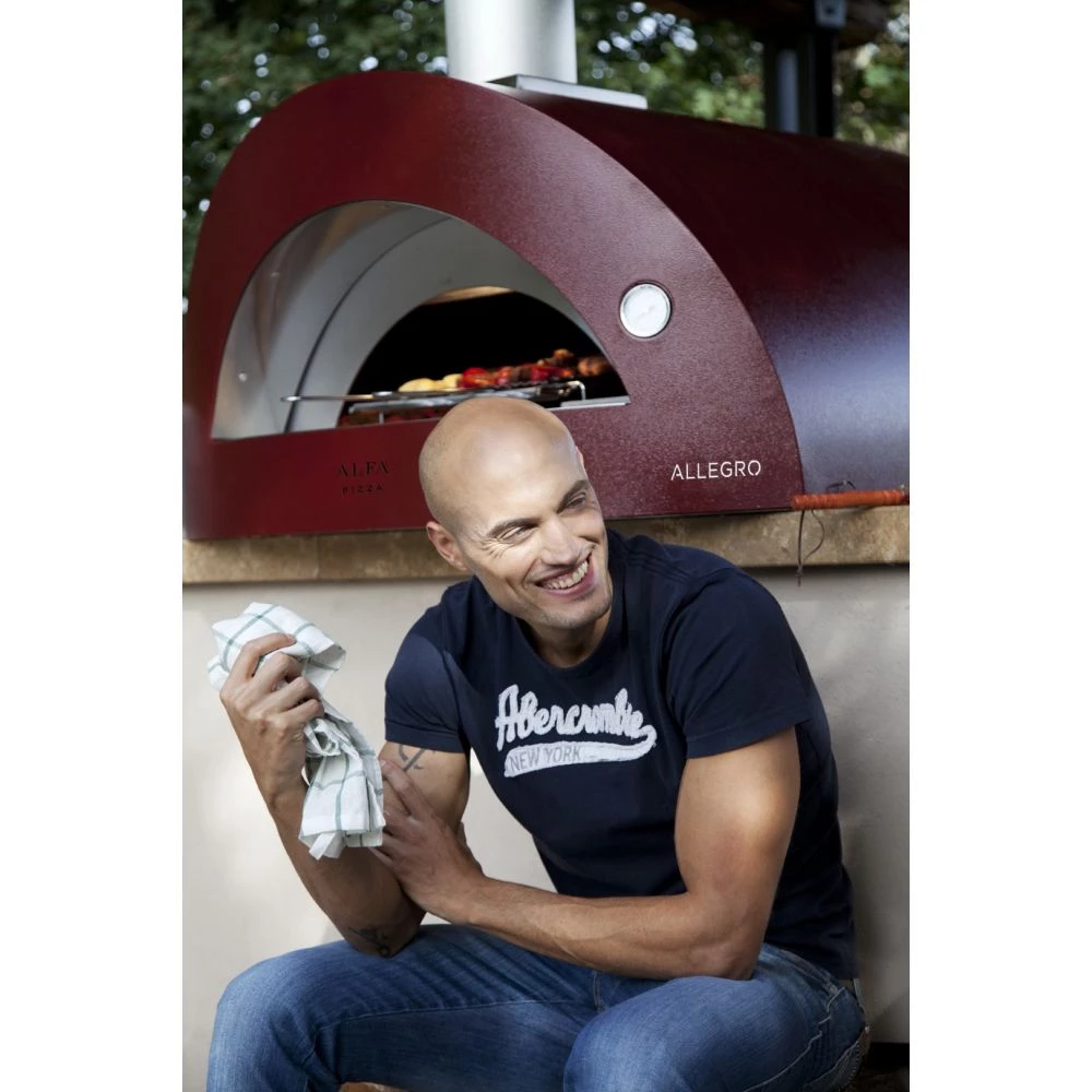 Alfa Forni Allegro Rød Pizzaovn 6 Alfa Forni Allegro Rød Pizzaovn - Billede 6