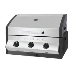 Cadac Gasgrill 3B Indbygning "Meridian" Rustfri Låg - 90634