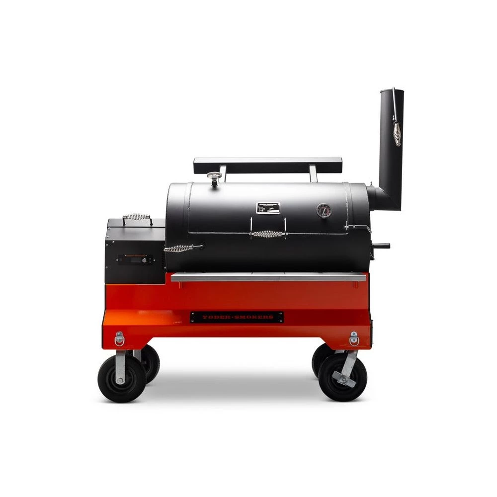 Yoder Smokers YS1500S Orange Træpillegrill 3 Yoder Smokers YS1500S Orange Træpillegrill - Billede 3