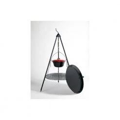 Bon-Fire Bonfire Basissæt 4 + BBQ Pande (Ø60 Cm) + Gryde (6L)