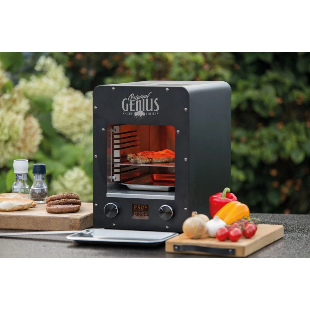 Genius BBQ Grill BBQ Grill Genius 850 Grader Elektrisk - Sizzle Grill 1 Genius BBQ Grill BBQ Grill Genius 850 Grader Elektrisk - Sizzle Grill