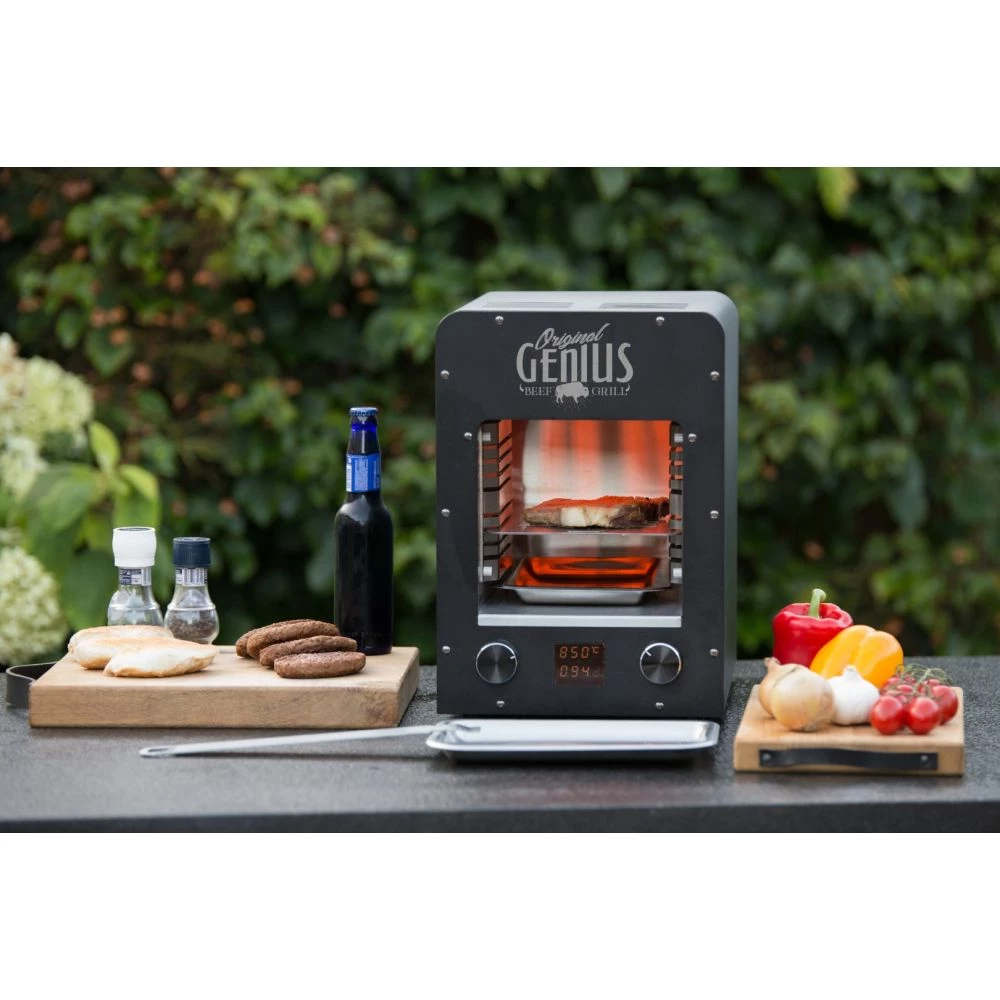 Genius BBQ Grill BBQ Grill Genius 850 Grader Elektrisk - Sizzle Grill 2 Genius BBQ Grill BBQ Grill Genius 850 Grader Elektrisk - Sizzle Grill - Billede 2