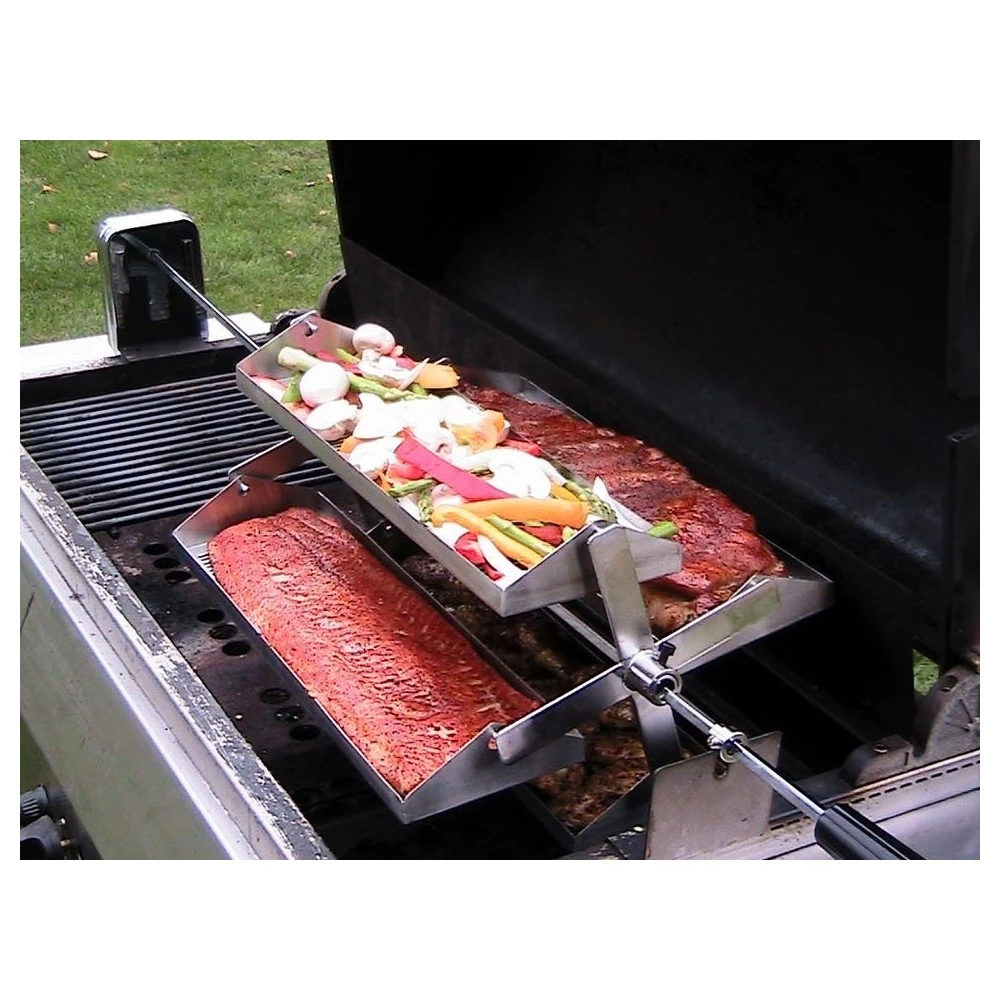 Homeshop Ribolator+ Til Rotisseri / Rib-O-Lator+ / Ny Justerbar Model 1 Homeshop Ribolator+ Til Rotisseri / Rib-O-Lator+ / Ny Justerbar Model