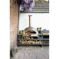 Alfa Forni 4 Pizze Med Bord - Vogn Rød Pizzaovn -homeshop Salgsbutik unnamed file 322