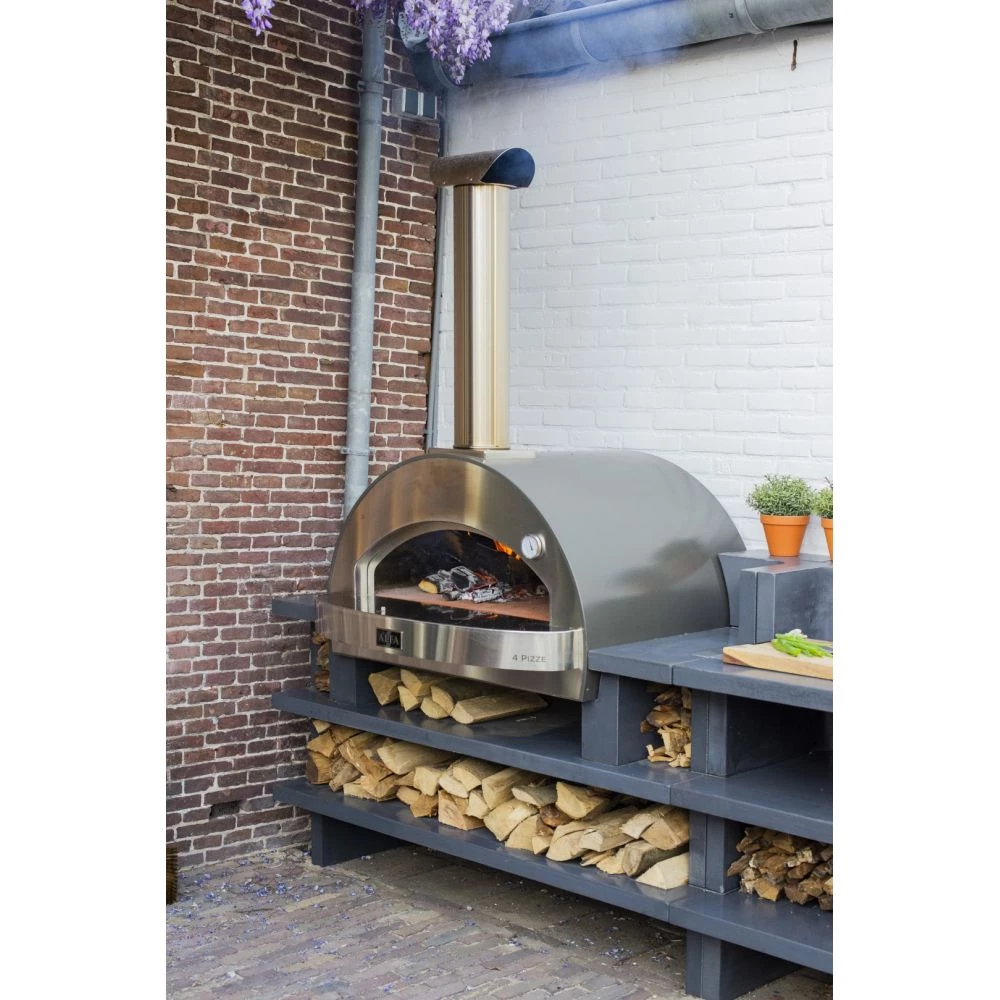 Alfa Forni 4 Pizze Kobber Pizzaovn 2 Alfa Forni 4 Pizze Kobber Pizzaovn - Billede 2