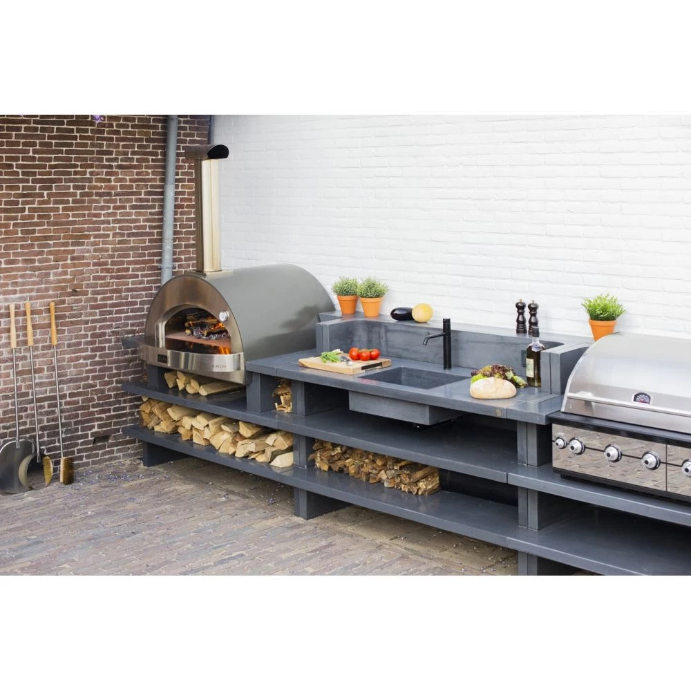 Alfa Forni 4 Pizze Kobber Pizzaovn 3 Alfa Forni 4 Pizze Kobber Pizzaovn - Billede 3