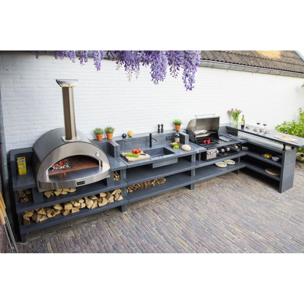 Alfa Forni 4 Pizze Kobber Pizzaovn 10 Alfa Forni 4 Pizze Kobber Pizzaovn - Billede 10