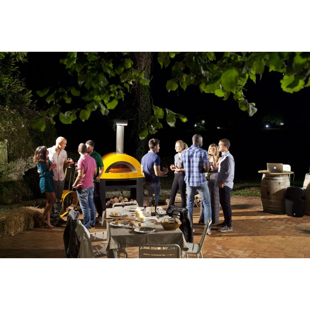 Alfa Forni Allegro Med Bord - Vogn Gul Pizzaovn 13 Alfa Forni Allegro Med Bord - Vogn Gul Pizzaovn - Billede 13